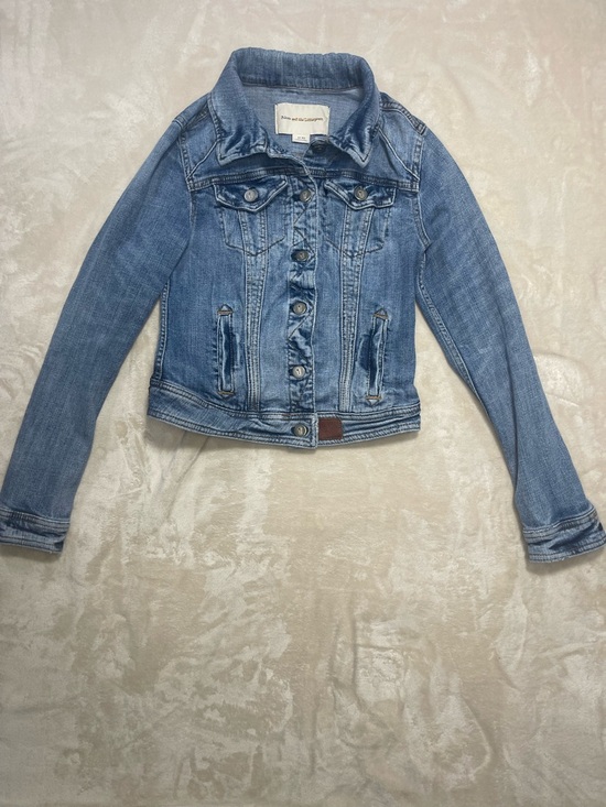 Pilcro and the Letterpress Jackets & Blazers - Anthropologie Pilcro and the Letterpress Light Blue Denim Jacket Women’s XS